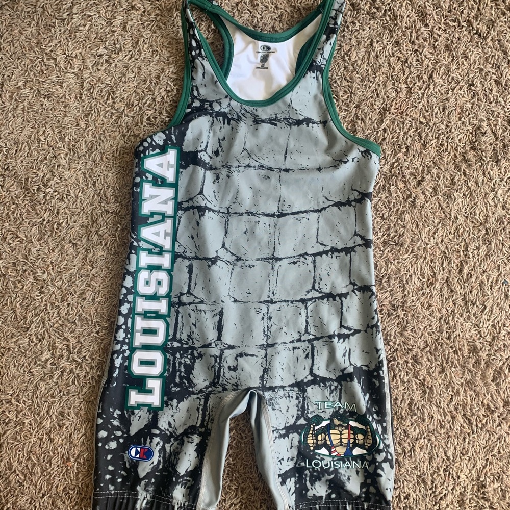 Team Louisiana wrestling singlet